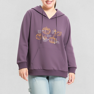 Sudadera con capucha de manga larga con logotipo personalizado de talla grande para Otoño e Invierno - Product Image 1