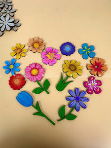 Eco-Friendly Folk Art <b>Wooden</b> Coloring Toys Kids Inspiring Creativity Cognitive Development Wood Crafts Vietnam Multifunction - Product Image 3