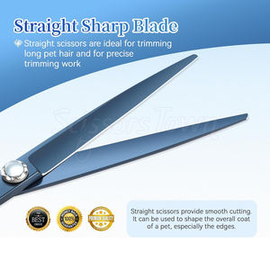 Professional Pet Grooming <b>Scissors</b> for Groomers and Pet Owners High Quality Steel Blades Comfortable Design - Product Image 3