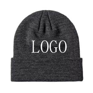 2025 último estilo, gorras de peso pesado de Color sólido, gorros cálidos suaves personalizados, ropa deportiva, precios al por mayor directos de fábrica - Product Image 5