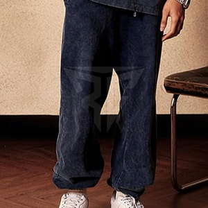 Professional Made Low Price Acid Wash <b>Trouser</b> OEM Service Custom Made Logo Design Men Acid Wash <b>Trouser</b> For Sale - Product Image 6