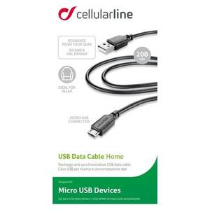 Cable de Datos Micro-USB de 2 m, Cable de Alimentación USBDATACMICROUSB2M - Product Image 2