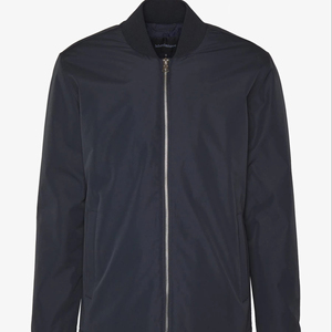 OEM Vintage Classic Unisex Cropped Leather Bomber <b>Jacket</b> Zipper Custom Leather Varsity <b>Jacket</b> for <b>Men</b> - Product Image 1