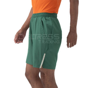 Pantalones Cortos Casuales para Hombre de Spandex/Poliéster/Nailon, Diseño Urbano, Cintura Elástica Cómoda, Ropa Deportiva Sólida, Transpirable y de Secado Rápido - Product Image 6