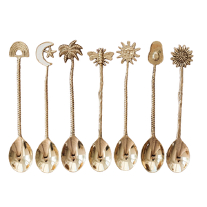 ชุดเครื่องใช้บนโต๊ะอาหารทองเหลืองชุบทองเป็นมิตรกับสิ่งแวดล้อมเครื่องใช้บนโต๊ะอาหารสไตล์ดีไซน์คลาสสิกไม่เหมือนใครสำหรับโรงแรมเครื่องครัว - Product Image 1