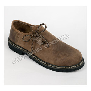 Nuevo material de zapatos de hombre bávaro de moda, parte superior de cuero de ante genuino usado, forro interior de cuero/suela interior, ajuste de suela de goma - Product Image 2
