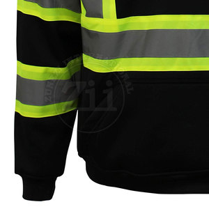 Sweat-shirts réfléchissants LED haute visibilité, étanches, classe 1 ANSI, les plus vendus, à prix bas, avec logo personnalisé, OEM, vente en gros - Product Image 4