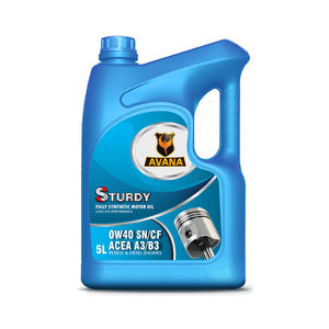 Avana Sturdy Totalmente sintético Motors Oil Base lubricante automotriz Aceite de larga duración 0W20 5L para motores de gasolina y diésel - Product Image 3