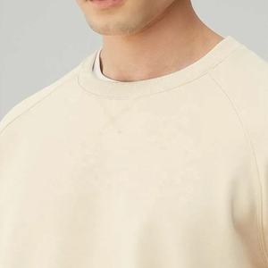 Sweat-shirt en molleton d'hiver en coton à col rond à motif écossais surdimensionné rose de haute qualité, écologique et respirant - Product Image 3