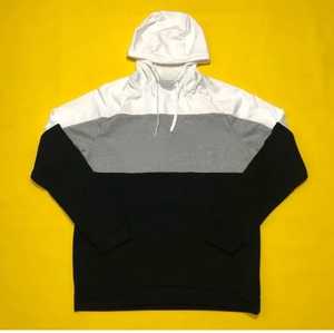 Sweat à capuche 100% coton biologique personnalisable, respirant, imperméable, anti-froissement, logo brodé sur le devant, tricotage pour l'hiver - Product Image 2