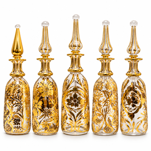 Flacons de parfum personnalisés Farida en édition limitée – Flacons de parfum décoratifs en verre égyptien de luxe faits à la main - Product Image 6