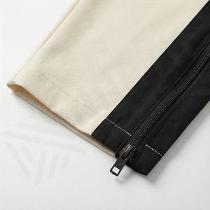 กางเกงจ็อกเกอร์ทรงตรงผู้ชาย ทรงหลวม สไตล์วินเทจ ย้อมสีเอซิด ปลายขาเปิด ทรงบาน กางเกงวอร์มขายาวสำหรับฤดูหนาว - Product Image 6