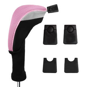 ฝาครอบหัวไม้กอล์ฟแบบมืออาชีพ ดีไซน์บุผ้านุ่มเพื่อการดูแลไม้กอล์ฟที่เชื่อถือได้ ดีไซน์ผ้าที่ยืดหยุ่น - Product Image 1