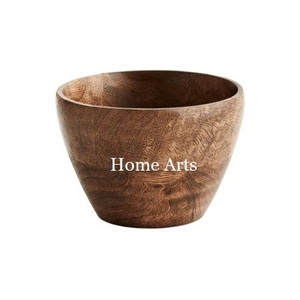 ชามช็อคโกแลตทำจากไม้ทรงกลมชามขนมปรับขนาดได้ตามต้องการ - Product Image 1