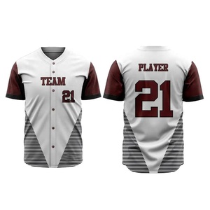 Vente chaude Uniforme de baseball professionnel personnalisé respirant à séchage rapide antibactérien protection UV nouveau design vêtements de sport courts haute qualité - Product Image 3