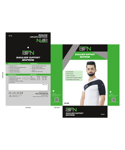 อุปกรณ์ช่วยในการบำบัดฟื้นฟูสมรรถภาพที่จำเป็นอุปกรณ์พยุงไหล่ทำจากนีโอพรีนสวมใส่สบาย - Product Image 4