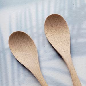 ชุดช้อนซุปทำจากไม้ธรรมชาติเป็นมิตรกับสิ่งแวดล้อม,สำหรับใส่สลัดกาแฟไอศกรีมน้ำผึ้งช้อนไม้จากเวียดนาม - Product Image 2