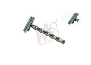 Maclura <b>3</b>-<b>Piece</b> Slant Bar Surgical Safety Razor Set Durable Stainless Steel Blade - Product Image 5