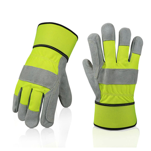 Estufa de chimenea Mig, guantes de soldador de 16 pulgadas de largo, guantes impermeables de cuero resistentes al calor para conducir y soldar - Product Image 1