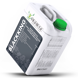 ปุ๋ยน้ำบำรุงใบพืชจากดินธรรมชาติออร์แกนิก ช่วยเพิ่มผลผลิตทางการเกษตร กระตุ้นการเจริญเติบโตด้วยกรดฮิวมิก ควบคุมการผลิตแบบ OEM สำหรับธุรกิจ B2B ยี่ห้อ BLACKKING ออร์แกนิก - Product Image 1