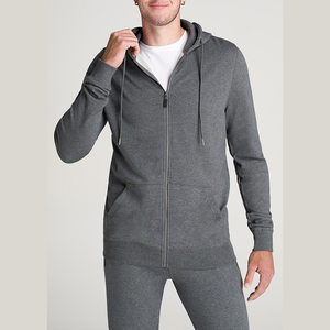 Proveedor de Sudaderas con Capucha Personalizadas para Hombre, con Cremallera Completa, Estampado Bordado en Relieve, Bolsillo Tipo Canguro y Cordón Ajustable - Product Image 6