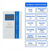 Chemins Online Total Phosphorus Analyzer TP Monitor High Accuracy Ammonium Molybdate Spectrophotometry Sewage Treatment 1 Year