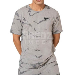 Ensemble t-shirt et short en coton pour hommes, style simple et unique, respirant, séchage rapide, ensemble t-shirt et short décontractés pour hommes - Product Image 5