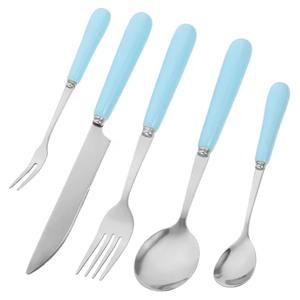 Stainless Steel <b>Set</b> Of 2 Flatware <b>Set</b> Ideal Kitchen Tabletop Hotel Home Use Copper Color Coated <b>Cutlery</b> <b>Set</b> Twisted Handle - Product Image 4