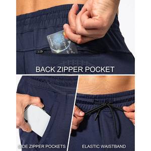 Men's Lightweight Nonwoven Canvas <b>Jogger</b> Pants Windproof Drawstring Closure Tapered Fit <b>Polyester</b>/Cotton Material Modern Casual - Product Image 4