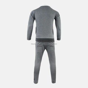 เสื้อวอร์มสำหรับผู้ชายขนาดใหญ่พิเศษมีซิปปกตั้งโลโก้แบบเรียบๆออกแบบได้ตามต้องการ - Product Image 5