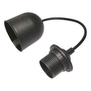 1 support de lampe noir élégant 60 W E27 PP0373 2 - Product Image 1