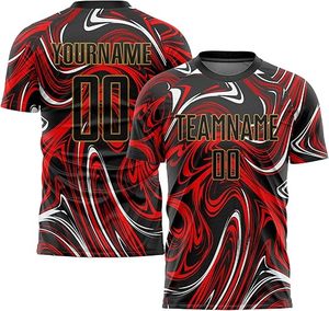 Tenues de football personnalisées de qualité supérieure, fabriquées sur mesure, ensembles de maillots de football respirants, uniformes sportifs - Product Image 5