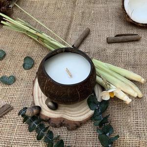 Factory Direct Wholesale Natural <b>Vanilla</b> Coconut <b>Candles</b> Private Label Coconut Bowl <b>Candle</b> Decor Hathai Lacquer Vietnam - Product Image 4