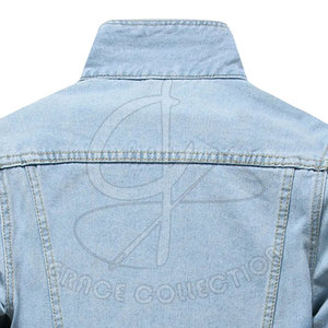 Vestes en jean pour hommes de style rugueux les plus vendues pour la veste en jean de couleur personnalisée pour les hommes fabriqués au Pakistan - Product Image 3