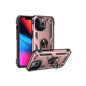 Étui en silicone rose doré TUVA Vega Series pour 13 Pro, protection intégrale antichoc de qualité supérieure, doublure en microfibre TPU haute qualité - Product Image 1