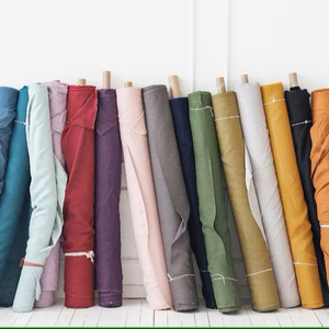 Vente en gros de tissu de lin 100% tissé organique 115 ''/292cm Literie simple pour garçons et filles Coussin de canapé Rideaux de maison Robes Industrie - Product Image 4