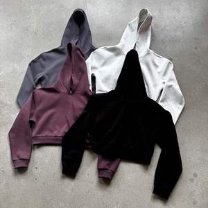 Premium personnalisé brodé poids lourd femmes recadrée sweats à capuche Streetwear mode Gym tenue décontracté pull à capuche en coton - Product Image 1