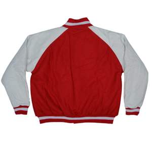 Veste Letterman pour hommes Corps en laine cachemire rouge et manches en cuir véritable blanc Vêtements grecs Vêtements d'extérieur universitaire fraternité - Product Image 2