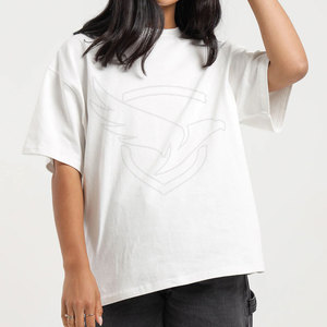 Marque privée T-shirt surdimensionné de haute qualité T-shirt surdimensionné en grande quantité T-shirt surdimensionné en coton à vendre - Product Image 1