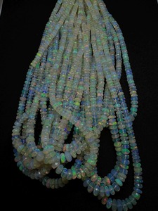 Perles d'opale éthiopienne naturelle AA - Perles de pierres précieuses d'opale de Welo naturelle pour la fabrication de bijoux - Product Image 2