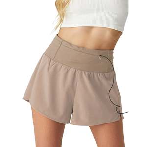 Pantalones cortos de mujer de cintura alta sin costuras Biker Scrunch Yoga Shorts Control de barriga y levantamiento de glúteos gimnasio entrenamiento pantalones cortos ajustados para mujeres - Product Image 1