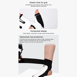 Protector de Pie para Taekwondo, Material PU, Compresión, Protección Profesional, Unisex, Soporte Deportivo para Adultos - Product Image 5