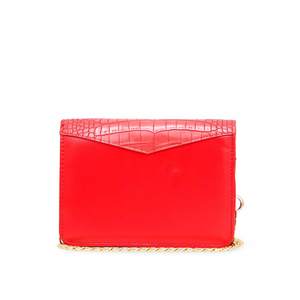 Cartera informal roja para mujer P97485 Bolsos de noche elegantes - Product Image 1