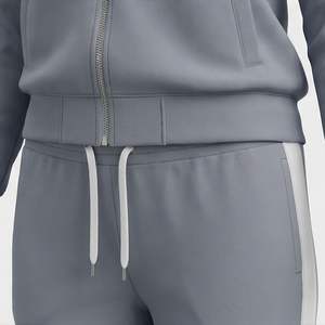 Conjunto Deportivo de Alta Calidad para Mujer, Poliéster y Algodón, Felpa Francesa, Lavado Ácido, Pantalones Deportivos Desgastados, Conjuntos Lavados, Chándales Personalizados - Product Image 5