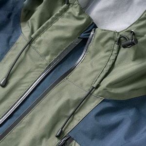 Veste de pluie à capuche respirante coupe-vent longue et fine de style actuel pour homme, taille adulte, vente en gros, best-seller - Product Image 3