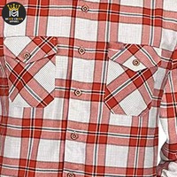 Camisas de Franela con Botones de Cuerno, Transpirables, Personalizadas al por Mayor, 100% Algodón, Manga Larga, a Cuadros, para Hombre, Estilo Safari, de Alta Calidad, para Invierno