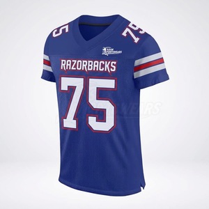 Camiseta de Fútbol Americano Sublimada Personalizada, Uniforme Deportivo Transpirable de Malla para Hombre, Uniforme de Equipo Atlético, Secado Rápido, Absorbe la Humedad - Product Image 2