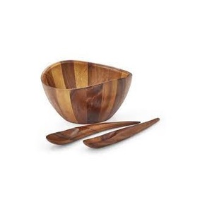 Vajilla decorativa de madera de acacia para cocina y mesa, cuencos para Pasta, utensilios de cocina y cuencos de madera - Product Image 3