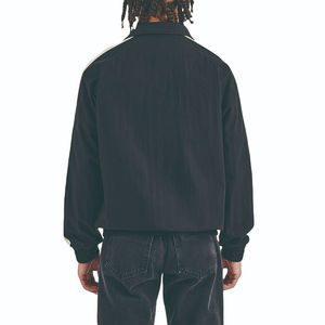 Ensemble de survêtement pour homme de haute qualité, veste à manches longues à demi-zip, col montant, pantalon droit, 100% coton polaire, vêtements de sport d'hiver - Product Image 2