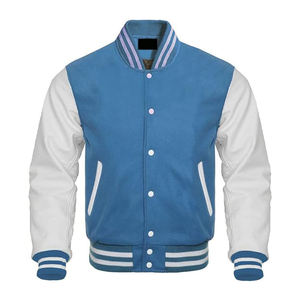 S-<b>3XL</b> Plus Size Custom logo <b>Jacket</b> Baseball Varsity <b>Jacket</b> Plain Wholesale Blank Varsity <b>Jacket</b> Long Sleeves for <b>Men</b> Coat - Product Image 1